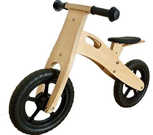 Natural color wooden baby blance wood bike for kids bicycle