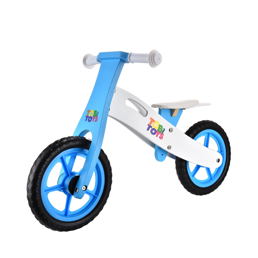 Natural color wooden baby blance wood bike for kids bicycle