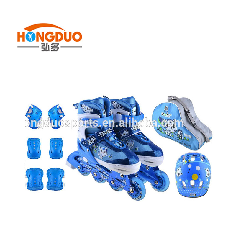 New design city run kick roller inline skate shoes for children