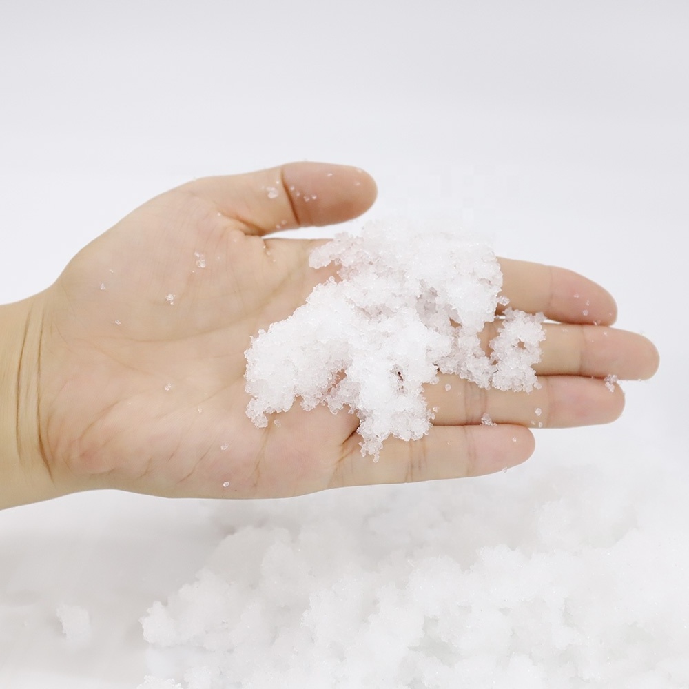 man made instant snow for christmas decorations