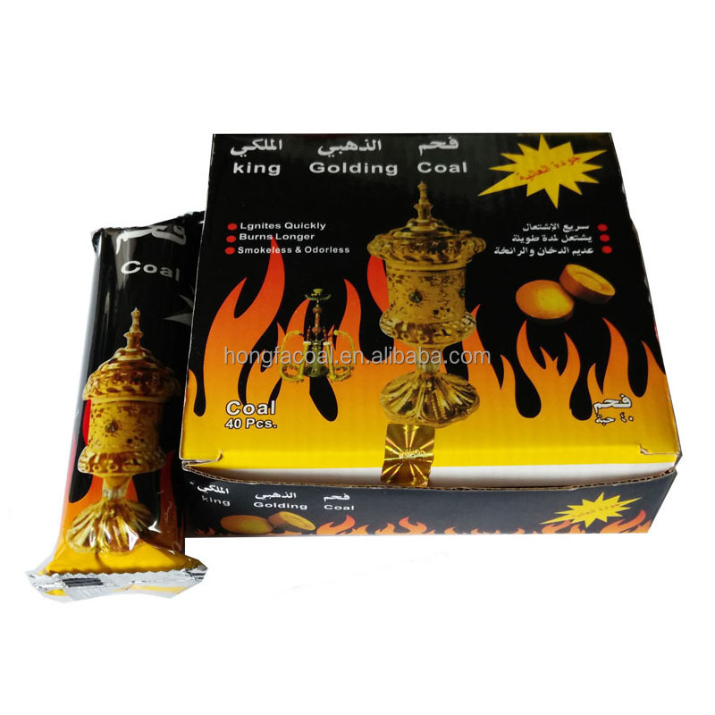 fast ignition king golding coal for hookah