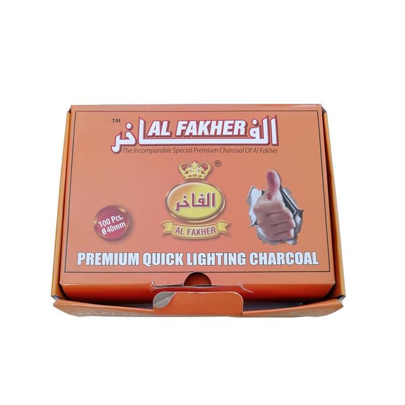 al fakher premium quality quick lighting shisha coal