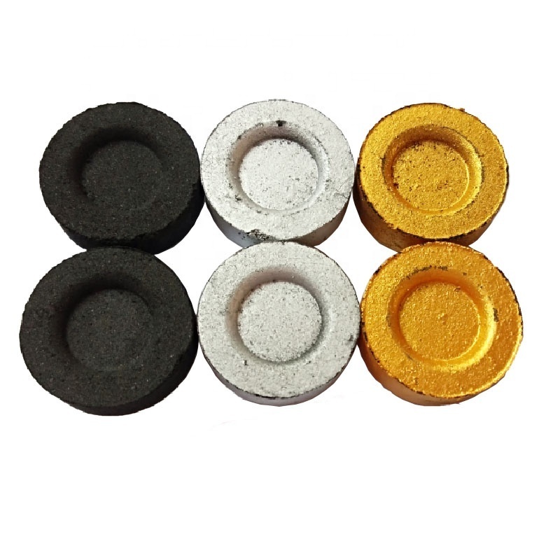 black silver and golden alamir coal tablet for incense