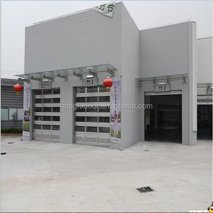 sectional transparent polycarbonate garage door plexiglass glass garage door