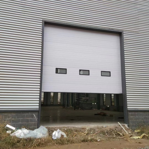 Commercial Heavy Duty Garage Door Electronic Garage Door 12' ft wide Commercial Industrial Aluminum Entry Door