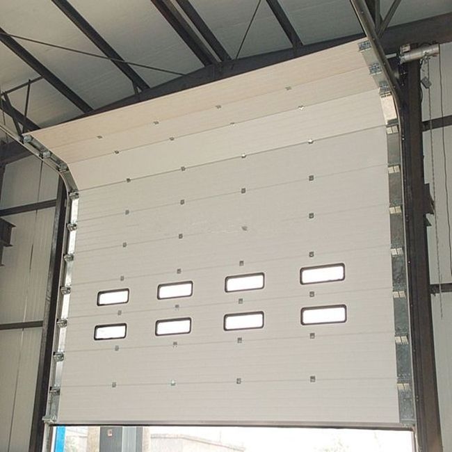 China overhead sectional Garage Door logistic system use suppliers Factory  transparent sliding Garage Doors