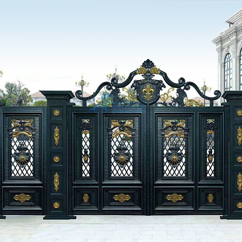 Luxury style villa door aluminum alloy thickened aluminum villa door