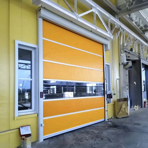 Factory Direct Sale Automatic Warehouse Dock Door PVC Spiral High Speed Doors Rapid Shutter Door