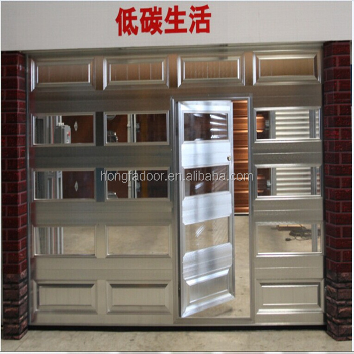 sectional transparent polycarbonate garage door plexiglass glass garage door