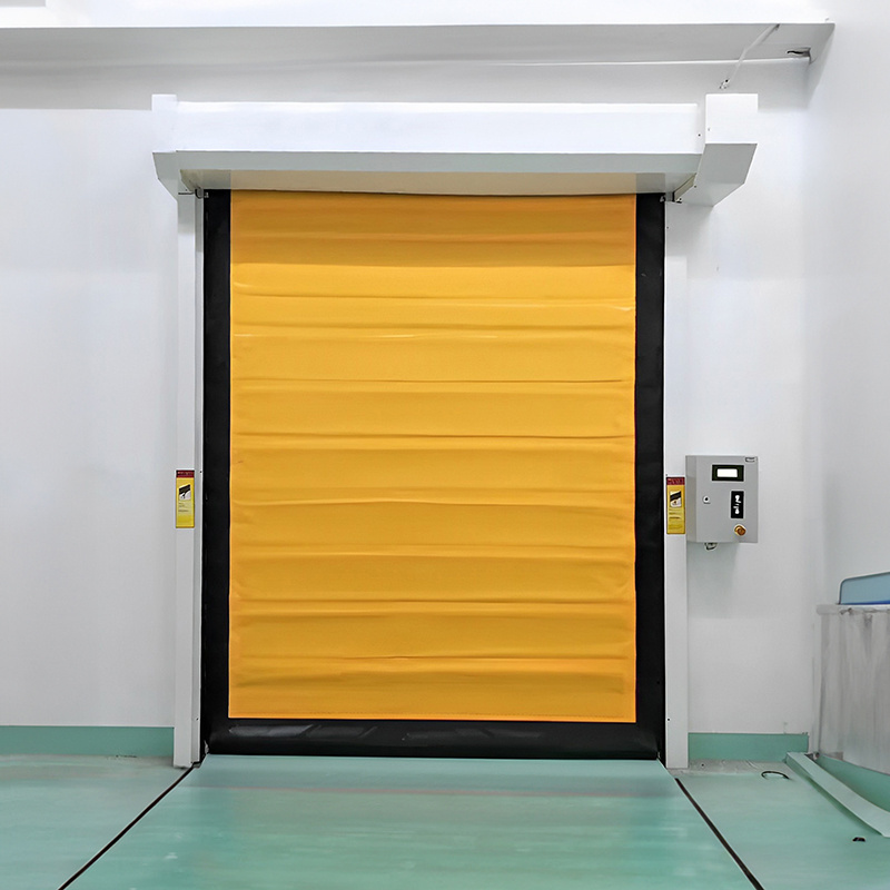 Cold Storage High Speed Door Good Sealing Insulated Doors For Cold Rooms Freezer Fast Rolling Door Supplier