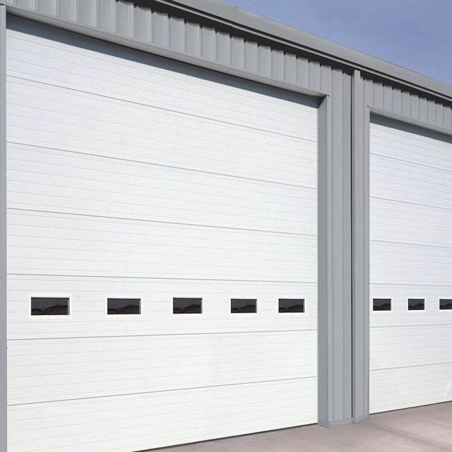 China overhead sectional Garage Door logistic system use suppliers Factory  transparent sliding Garage Doors