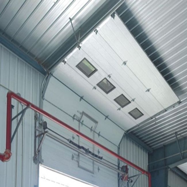 China overhead sectional Garage Door logistic system use suppliers Factory  transparent sliding Garage Doors