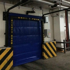 industrial motorized thermal insulated pvc curtain freezer high speed coldroom doors for cold room or refrigeration warehouse