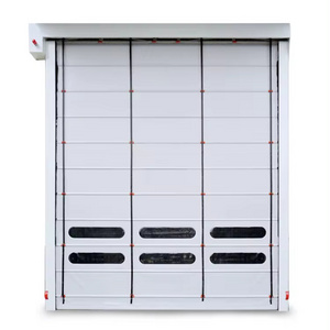 high speed stacking door rapid logistics industrial pvc fast shutter doors