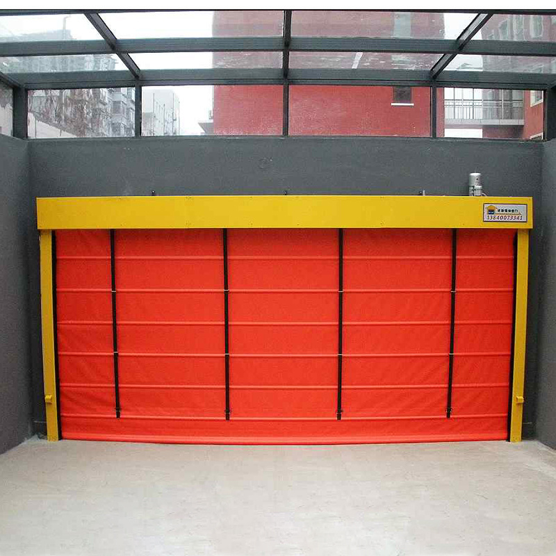 high speed stacking door rapid logistics industrial pvc fast shutter doors