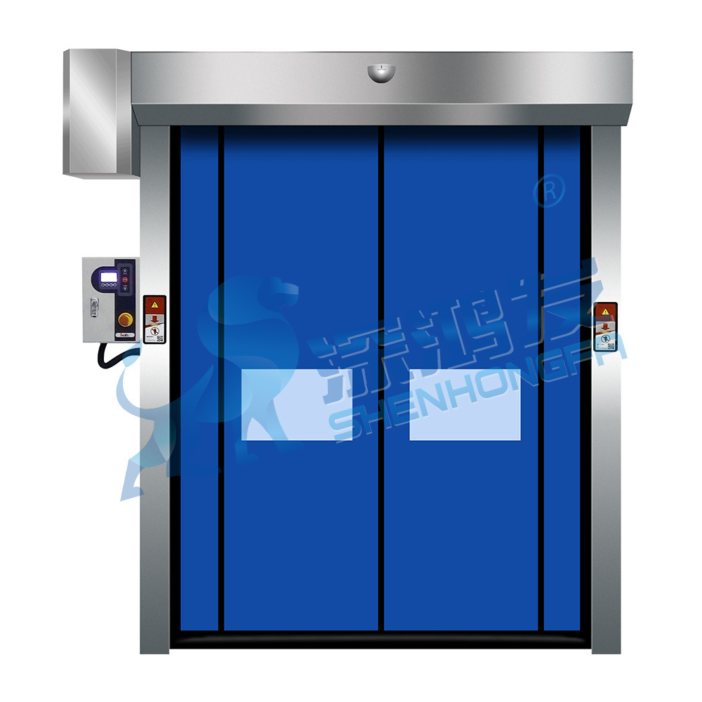 Custom Repair Dust Barrier Industrial High Speed Door Zipper Anti Dust Tarp Engines For Quick Plastic/PVC Zipper Doors