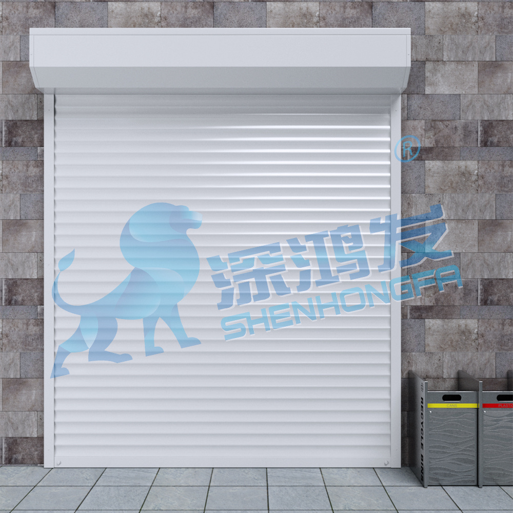 Factory Price Industrial Warehouse Roll-Up Doors Electric Control Aluminum Alloy Slat Roller Shutter Door For Sale