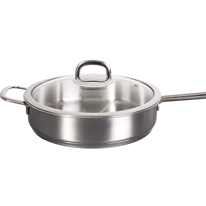 Oven Dishwasher Safe Stainless Steel Non-stick Frying Pan and Pot Set