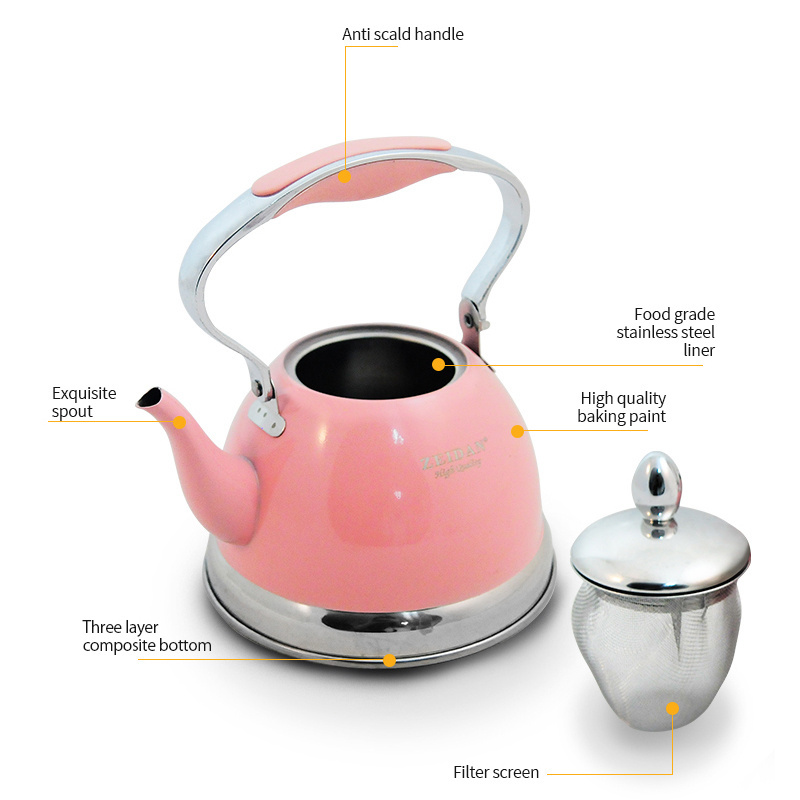 factory price boiling water kettle stainless steel tea pots & kettles