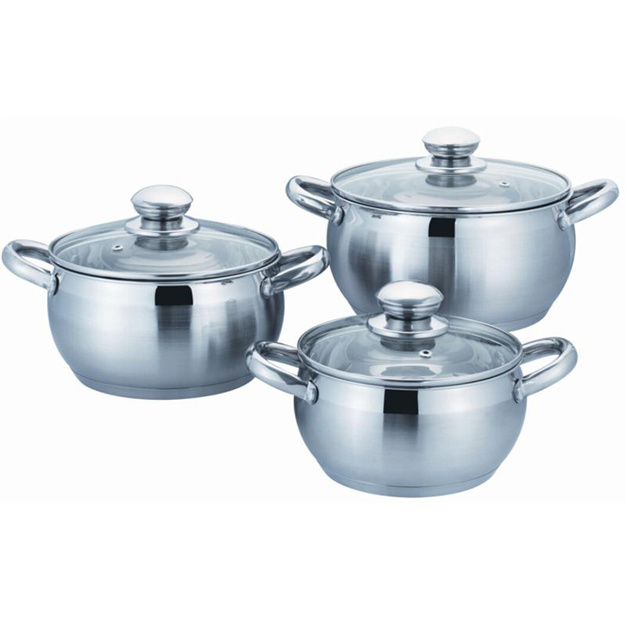 wholesale 12pcs stainless steel potobelo cookware