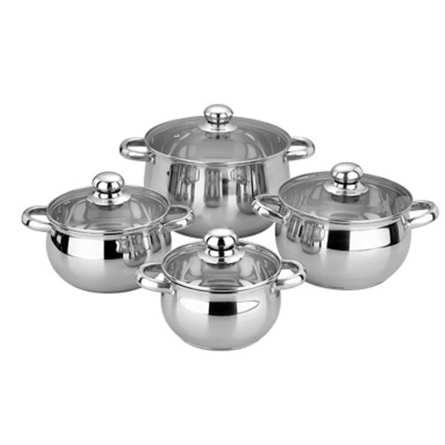 wholesale 12pcs stainless steel potobelo cookware