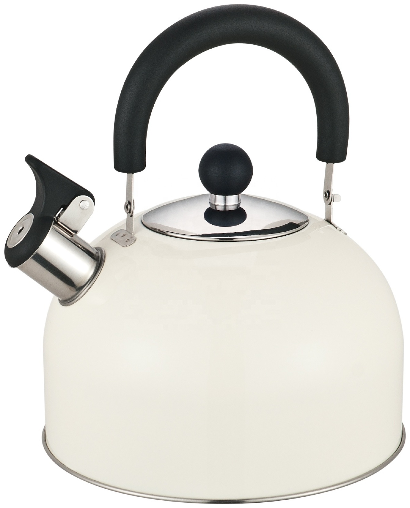 Movable Handle Stovetop Tea pot 3L Stainless Steel Whistling Tea Kettle with blue body