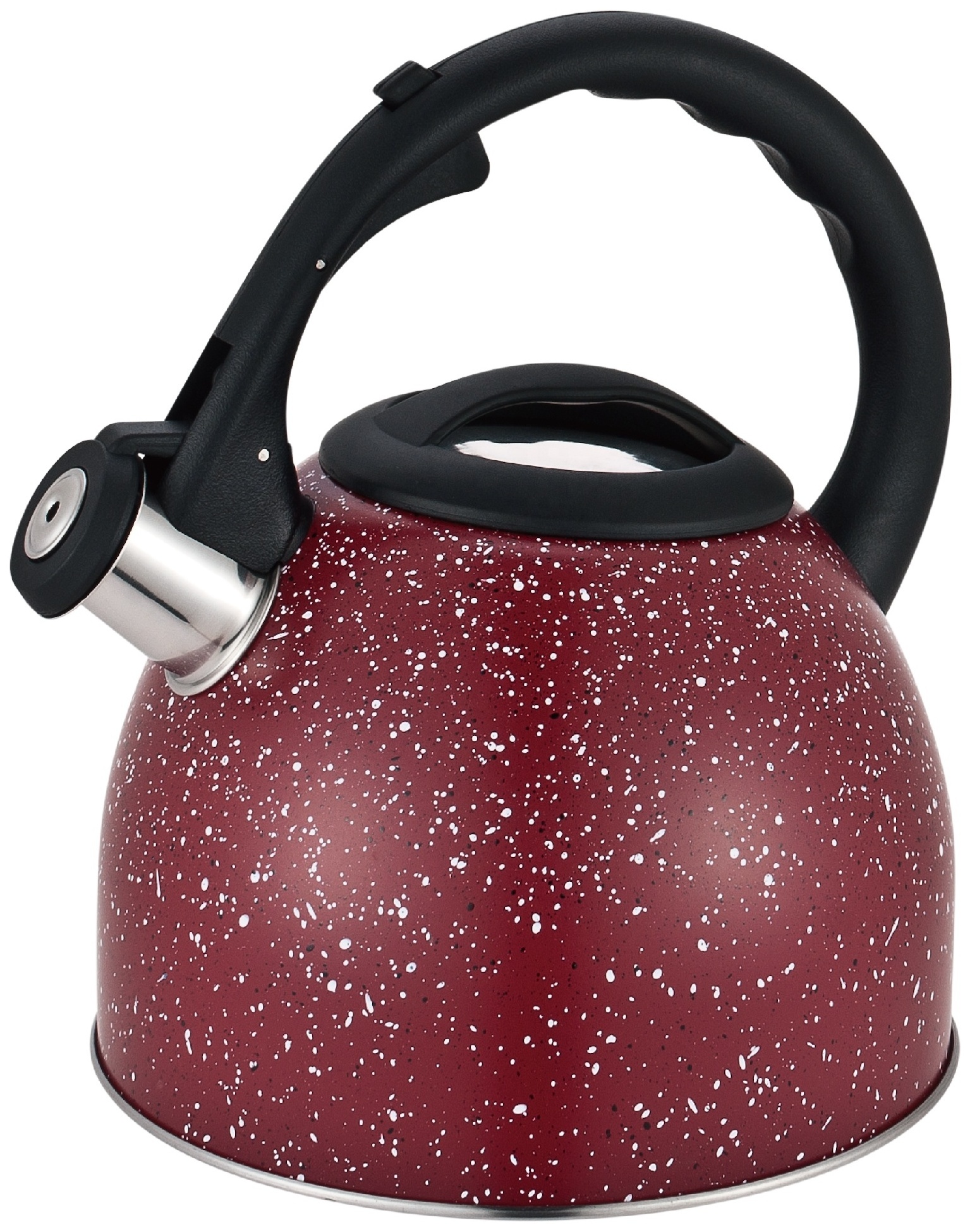 2.5L stainless steel whistling tea water kettle with bakelite handle