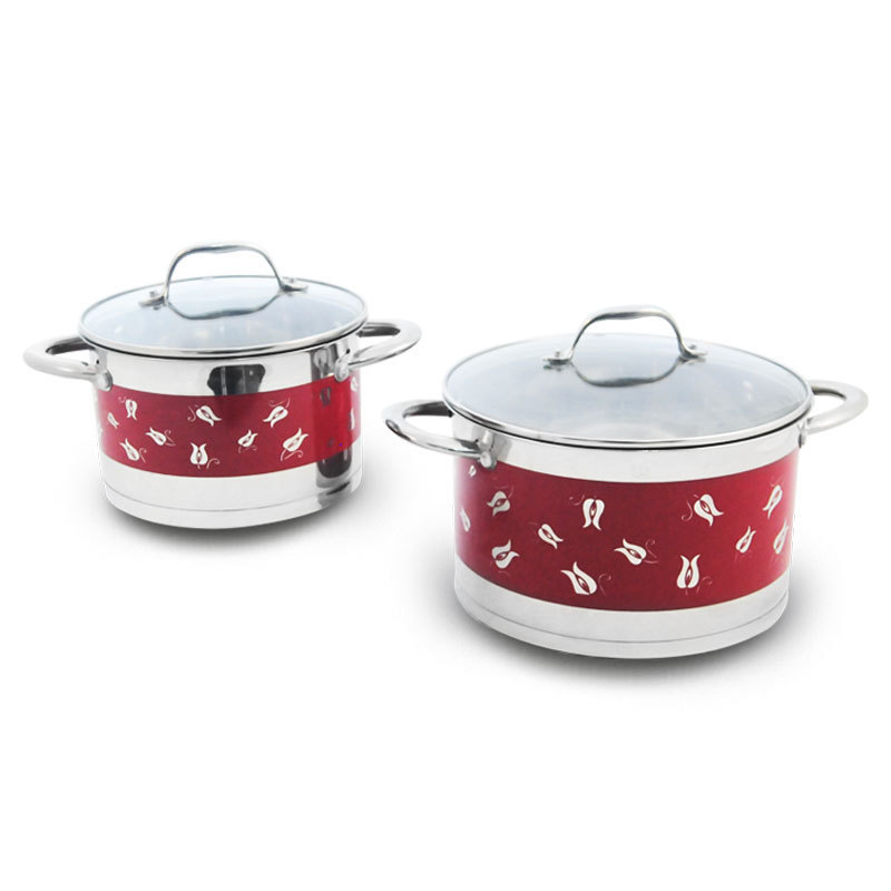 Kitchenware Ollas Cooking Pot Set Cookware Set Pot and Pan Set Stainless Steel Cookingware Casserole