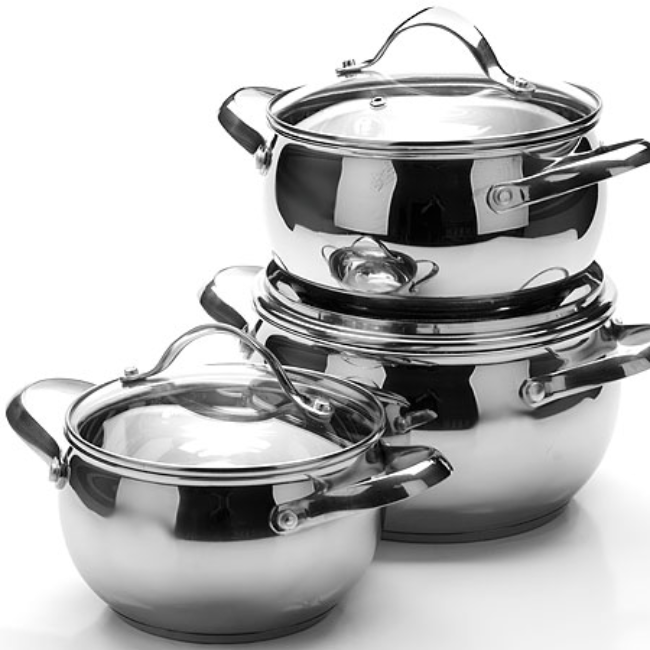 3 Ply Cookware Set Floral Nonstick Cookware Sets Price Stainless Steel Handles Woden Handle Cookware Sets