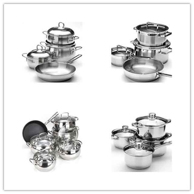 Pot Cooking Pot Set Cookware Sets Cookingware Ollas Stainless Steel Saucepan Casseroles Pot and Pan Set