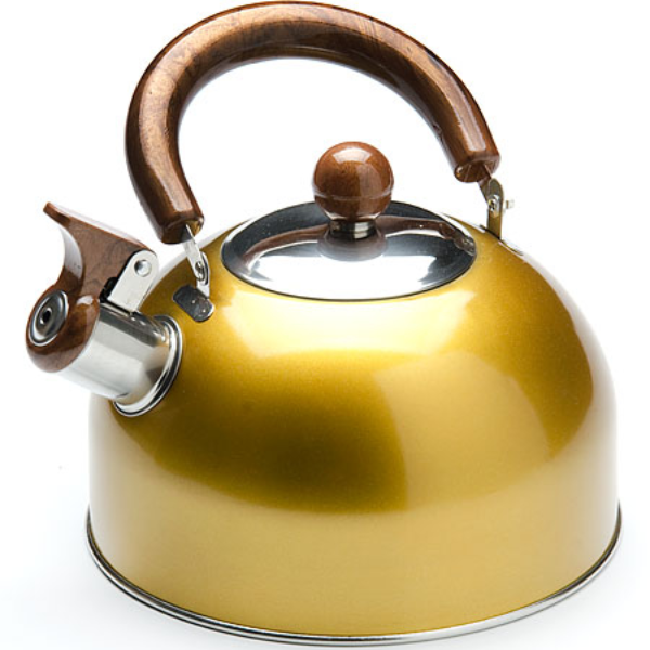 316 Stainless Steel Gold Kettle and Teapot Set Stove Top Whistling Kettle Gold Tea Kettle Water