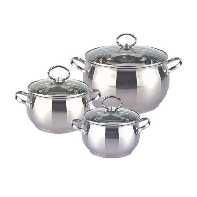 Stainless Steel Stock Pot Non Stick Cookware Collapsible 92 pcs Steel Cookware Set Pots and Pans Kitchen Wear Cookware Set Cooki