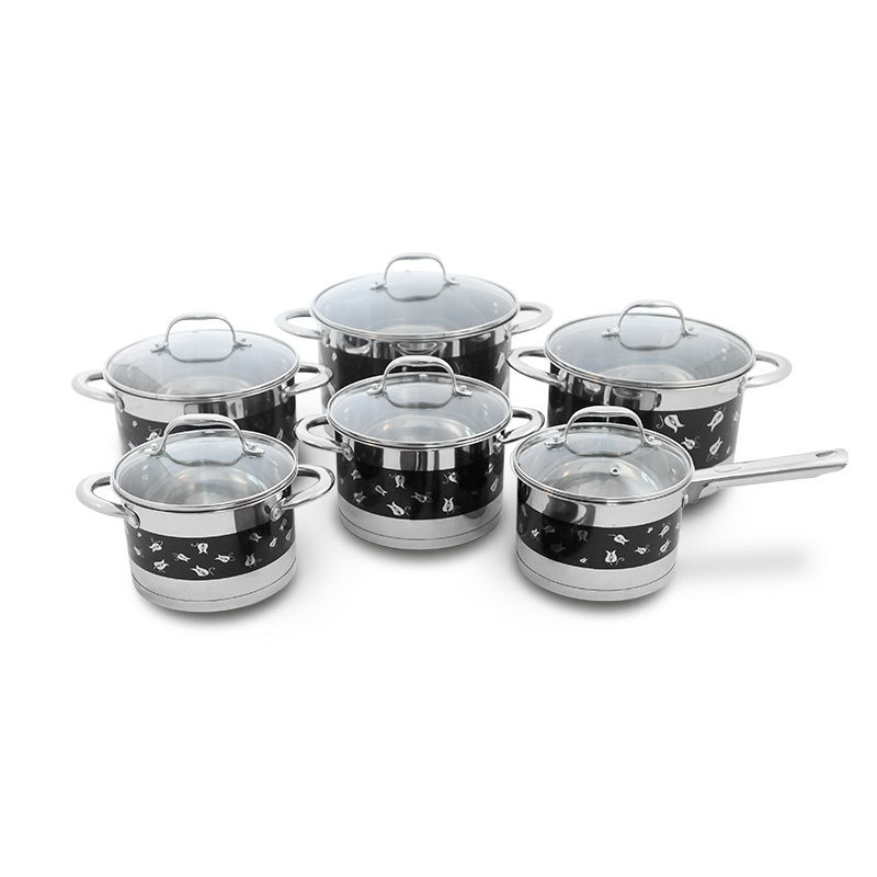 Kitchenware Ollas Cooking Pot Set Cookware Set Pot and Pan Set Stainless Steel Cookingware Casserole