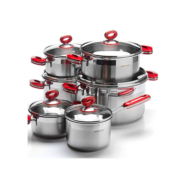 Soup and Stock Pot  Cookware Sets Kitchen Pots and Pans Enamel Cast Iron Cookware Set Non stick coating cookware sets