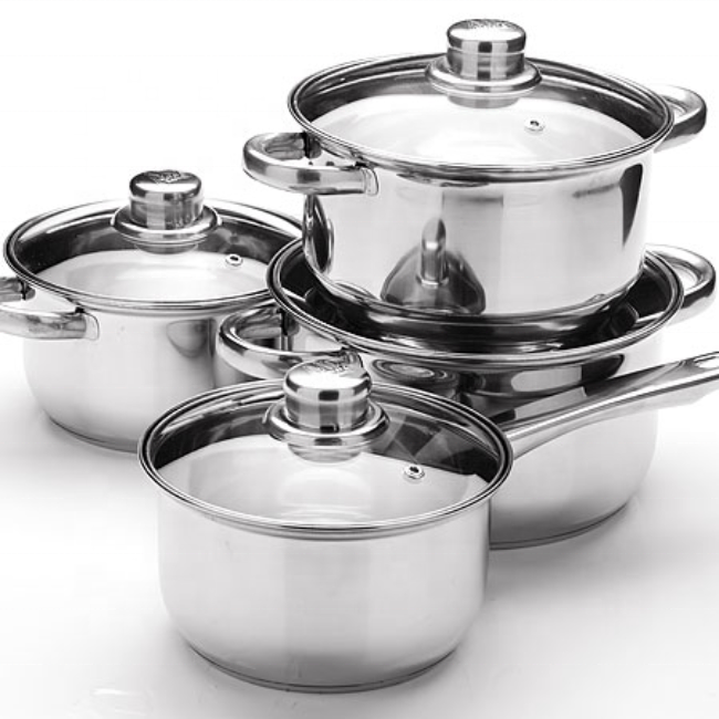 Pot Cooking Pot Set Cookware Sets Cookingware Ollas Stainless Steel Saucepan Casseroles Pot and Pan Set