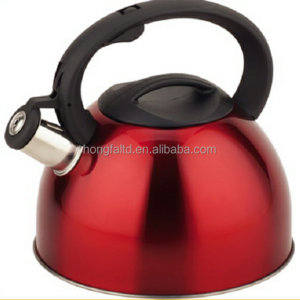 Red Color Tea Kettles Stovetop Teapot 3. 5 Liter Stainless Steel Hot Water Kettle Whistling Fast to Boil Whistling Teakettles