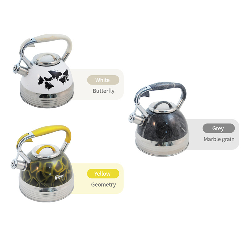 Stainless Steel Whistling Tea Kettle Teapot Stove Top Water Kettle Whistle Kettles for Promotional Gift Travel Camping Tea Pot