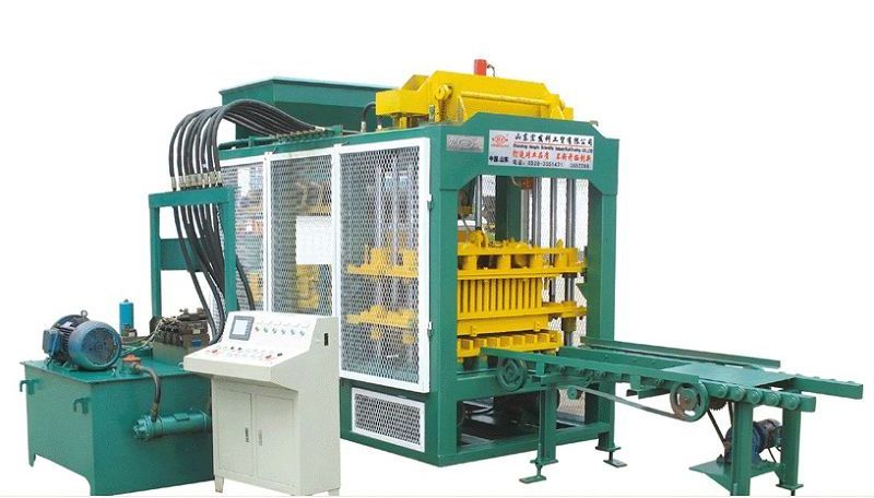 building rubble material block machine construction waste brick making machinery qt4-15b