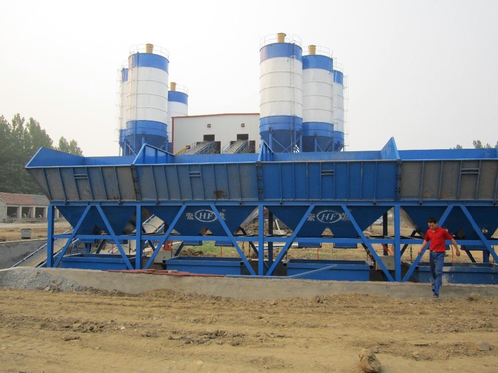 Hls120 New Price 25 To 180M3 Stationary Ready Mix Cement Concrete Batching Machine Plant/concrete mixing plant