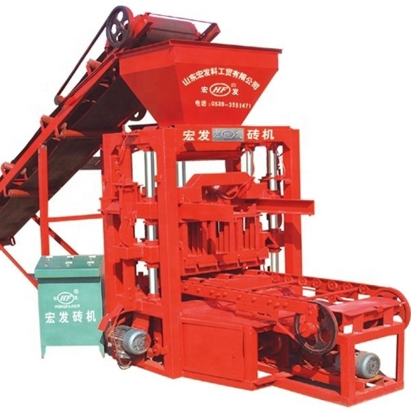 QTJ4-26C Semi-automatic brick making machine paver interlocking blocks machines