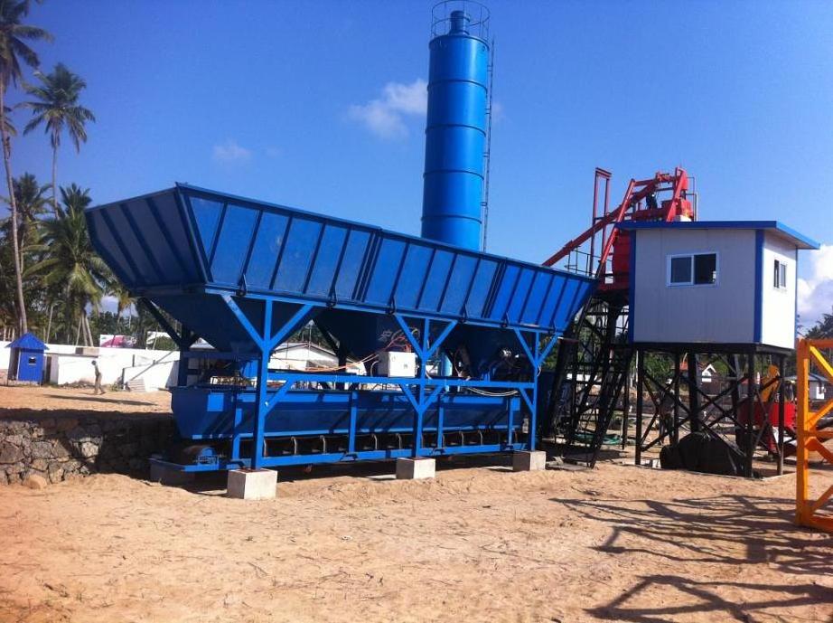 Hls120 New Price 25 To 180M3 Stationary Ready Mix Cement Concrete Batching Machine Plant/concrete mixing plant