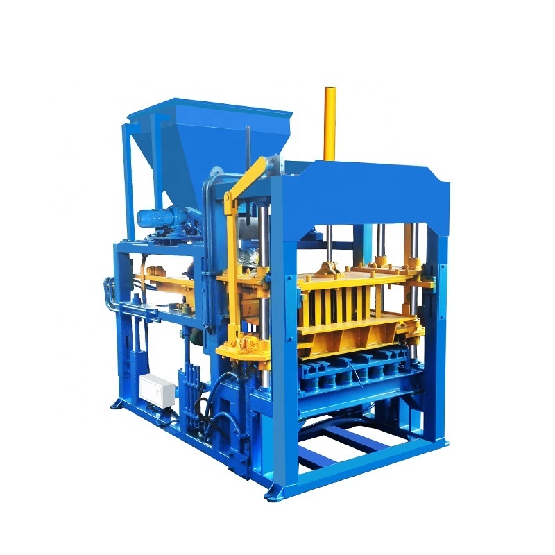 building rubble material block machine construction waste brick making machinery qt4-15b