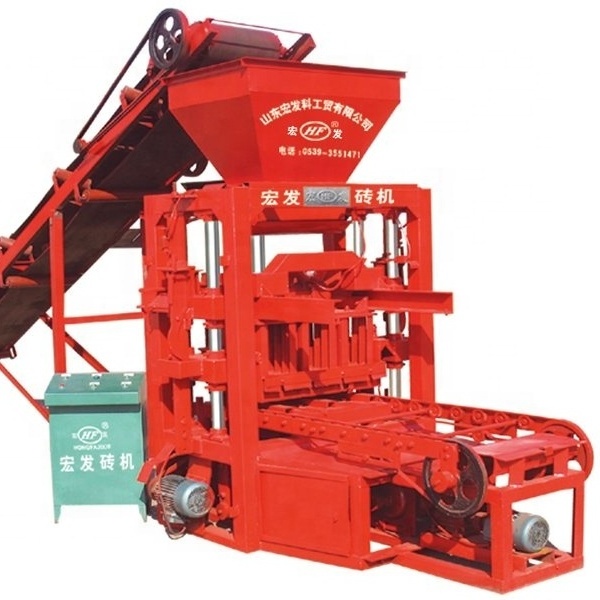 QTJ4-26C Semi-automatic brick making machine paver interlocking blocks machines