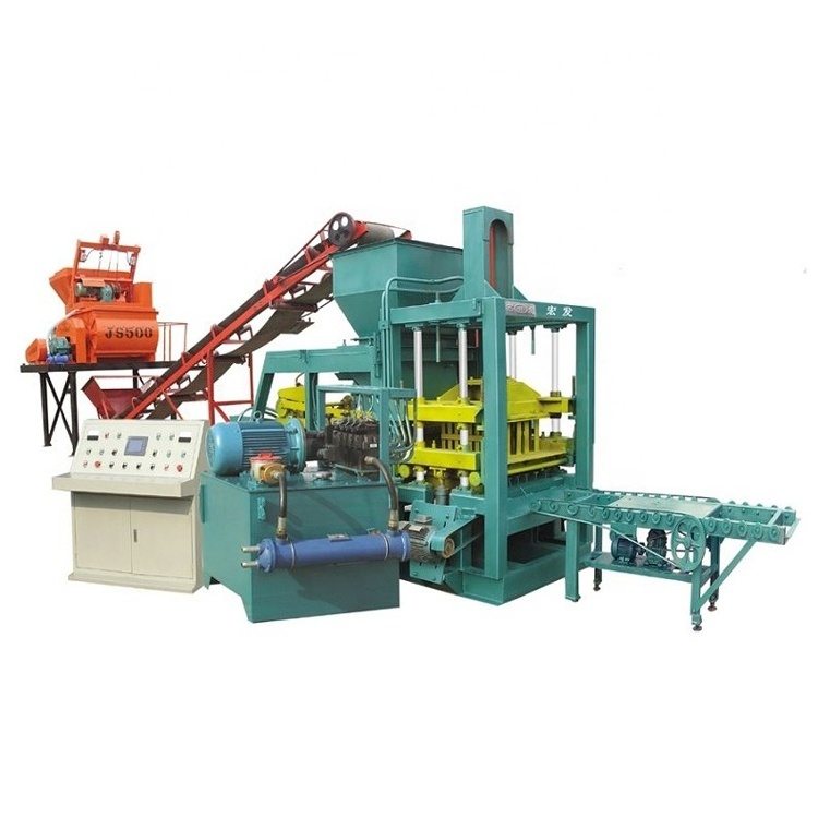 building rubble material block machine construction waste brick making machinery qt4-15b