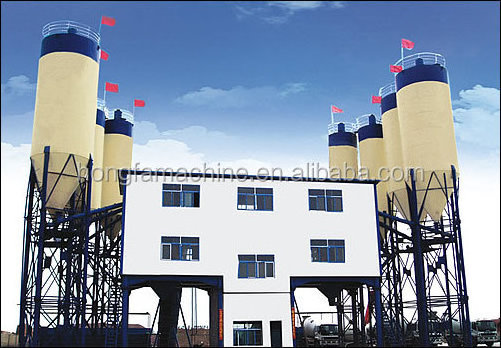 Hls120 New Price 25 To 180M3 Stationary Ready Mix Cement Concrete Batching Machine Plant/concrete mixing plant