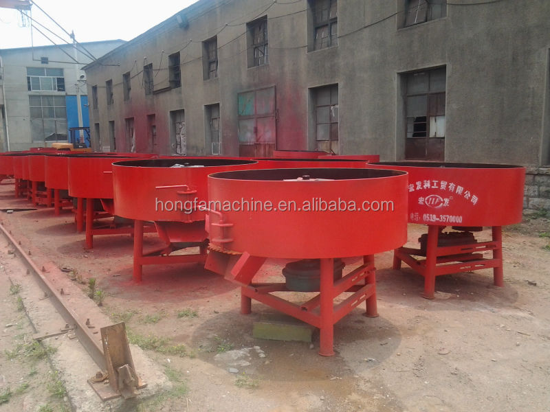 Hongfa pan mixer / concrete pan mixing plant / cement pan mixing machine JQ500 JQ350 for sale price