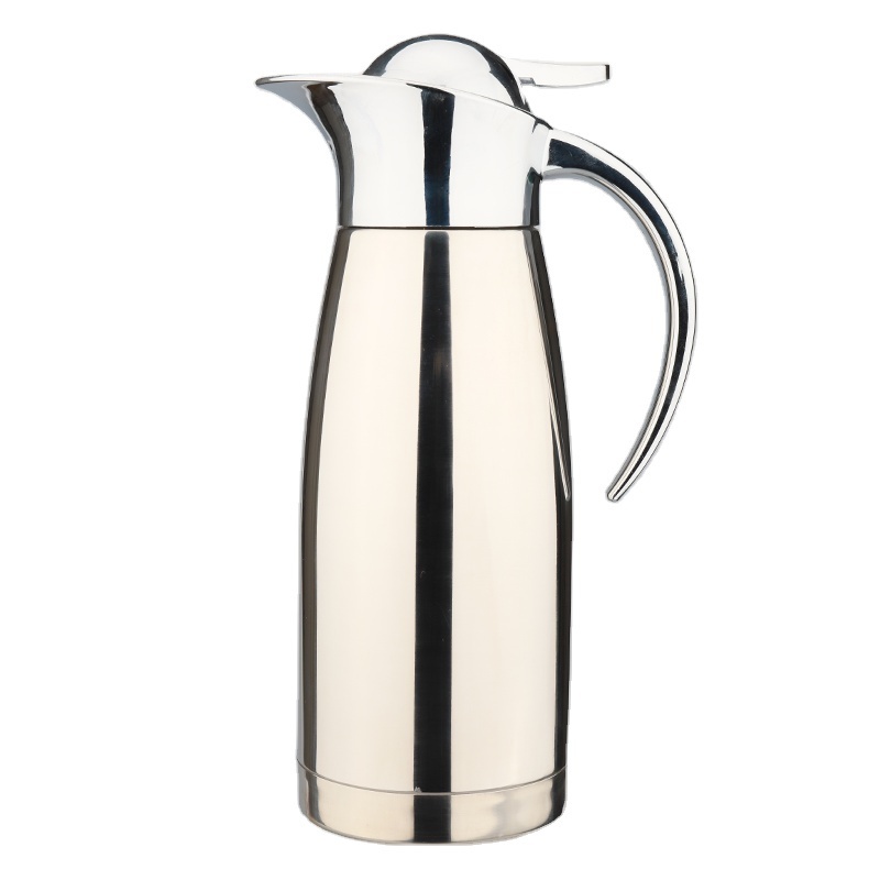 1.4L Stainless Steel  Coffee Pot Enamel Arabic Coffee Pot For Sale Cafe Office Thermos Modern Tea Pot With Handle