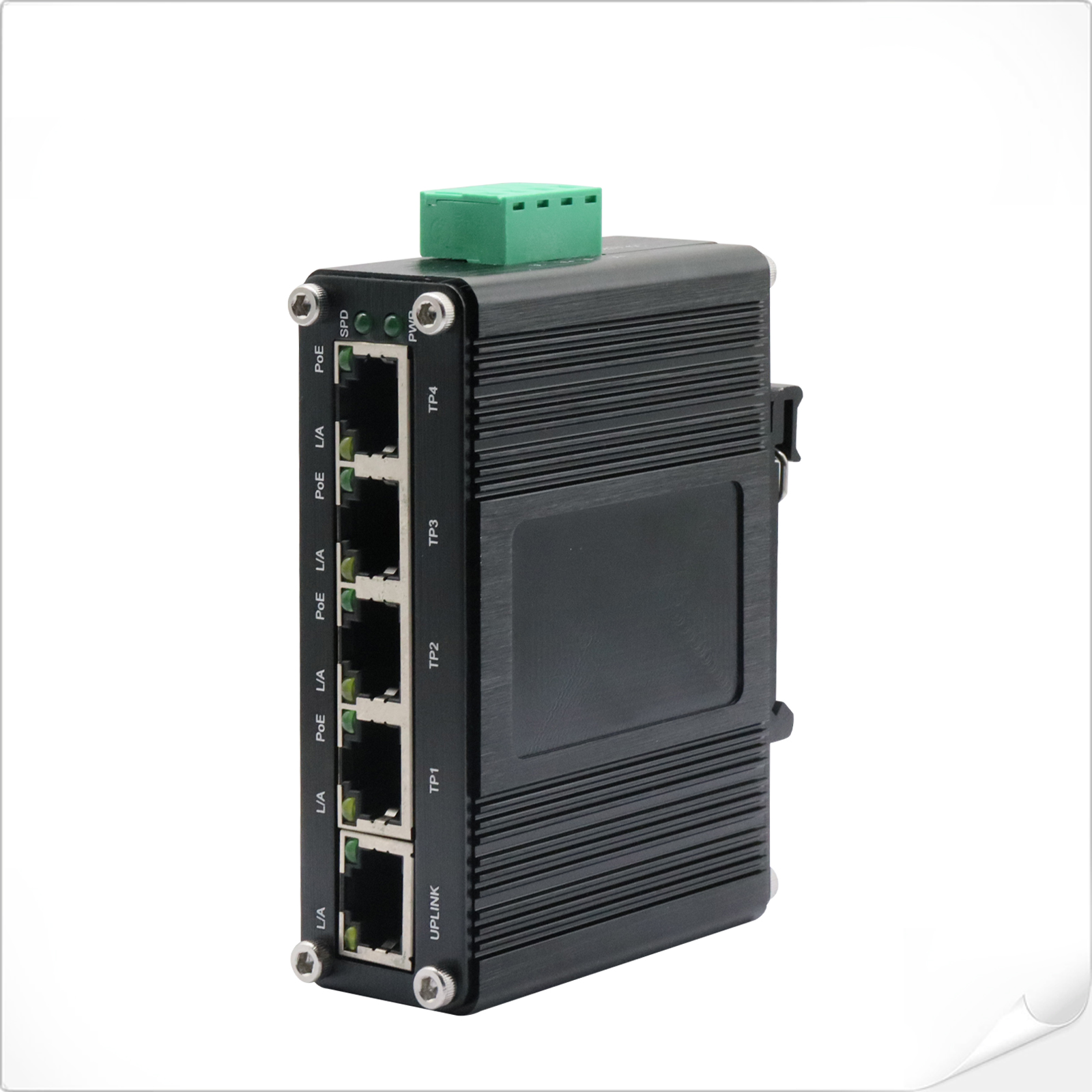 Plug-and-Play 5 Port 10/100/1000T Mini Industrial Passive Gigabit Switch with POE Network Switch