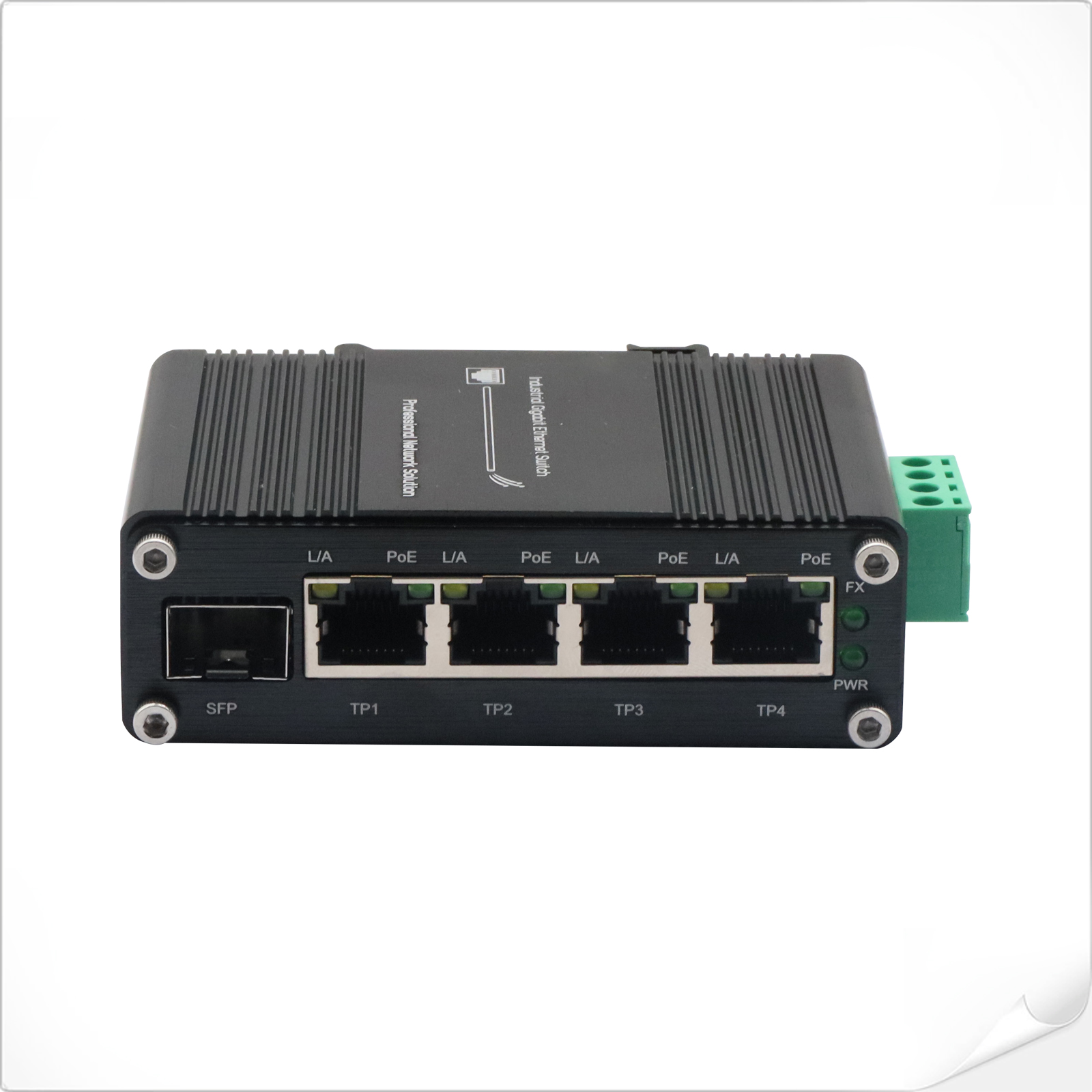 4-Port POE+1-Port 1000X SFP mit Mini Unmanaged PoE Gigabit Network Switch for Outdoor WiFi router