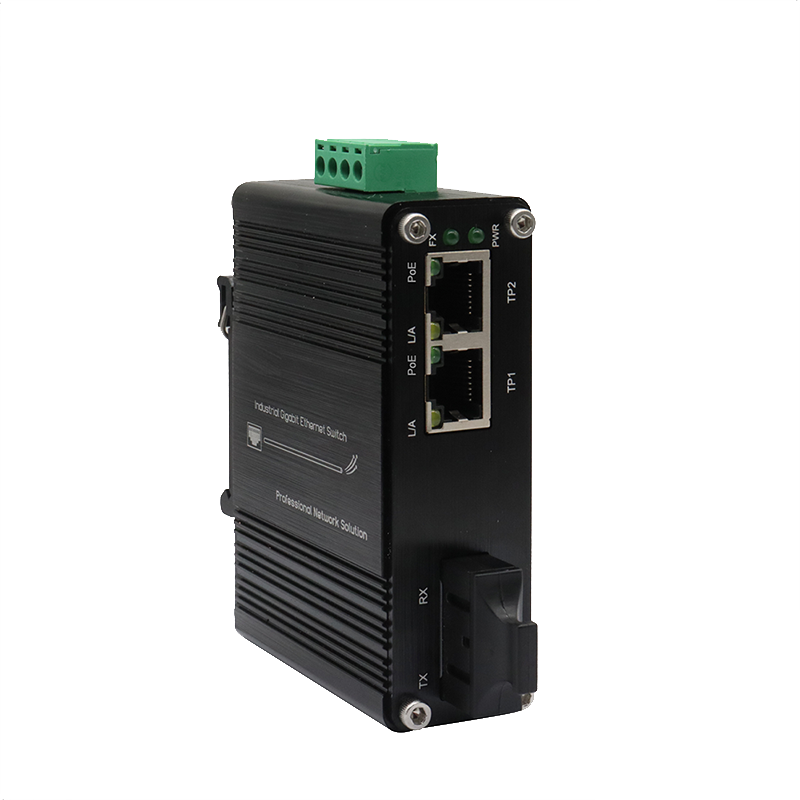 10/100Mbps Media Converter 1310nm SC Fiber Optic POE Medic Converter for CCTV surveillance System